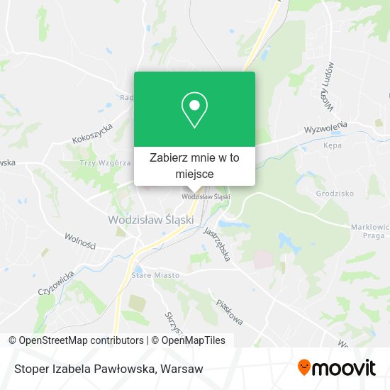 Mapa Stoper Izabela Pawłowska