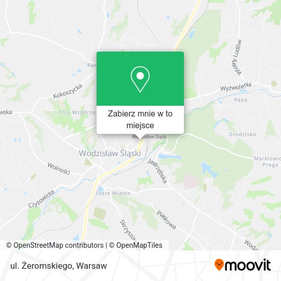 Mapa ul. Żeromskiego