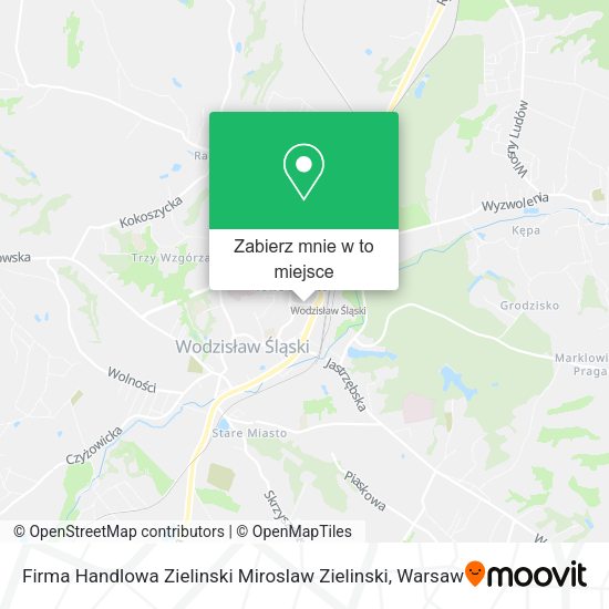 Mapa Firma Handlowa Zielinski Miroslaw Zielinski