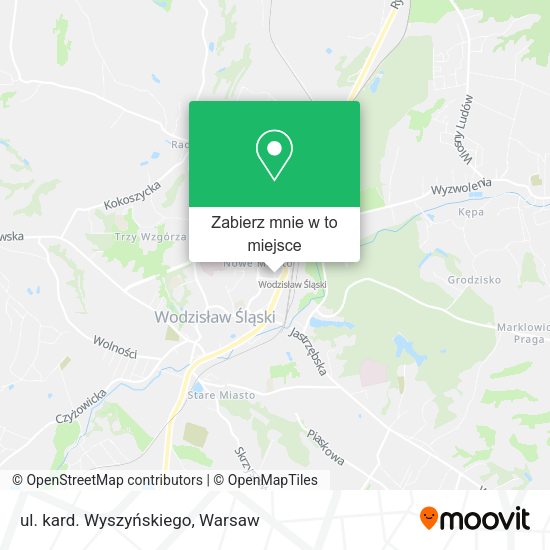 Mapa ul. kard. Wyszyńskiego