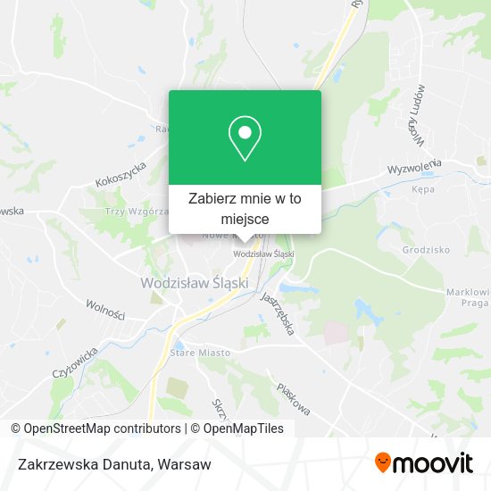 Mapa Zakrzewska Danuta