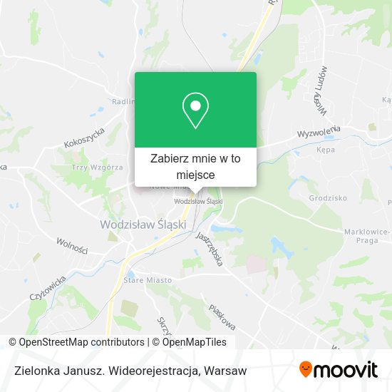 Mapa Zielonka Janusz. Wideorejestracja