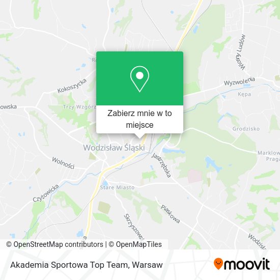 Mapa Akademia Sportowa Top Team