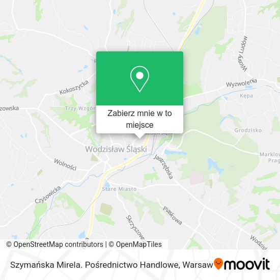 Mapa Szymańska Mirela. Pośrednictwo Handlowe