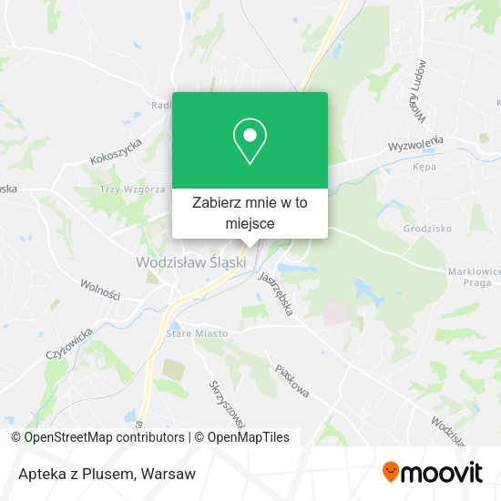 Mapa Apteka z Plusem