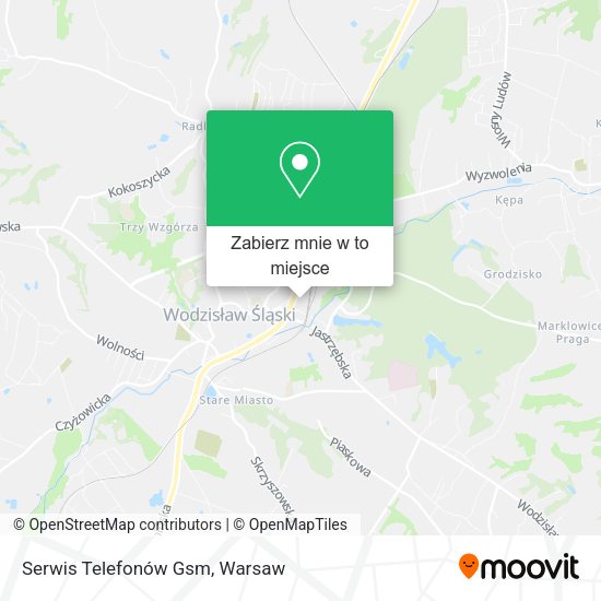 Mapa Serwis Telefonów Gsm