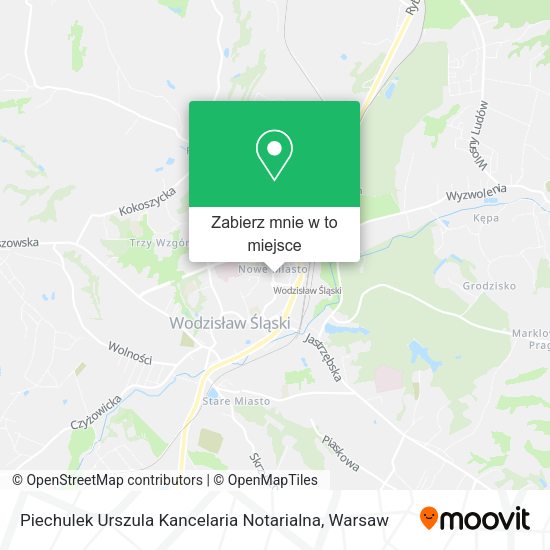 Mapa Piechulek Urszula Kancelaria Notarialna