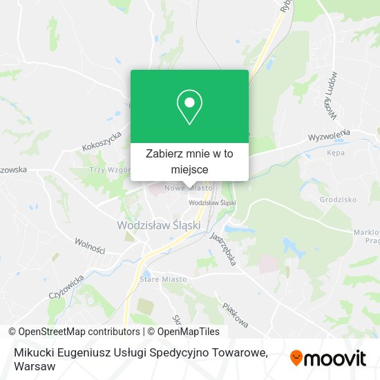 Mapa Mikucki Eugeniusz Usługi Spedycyjno Towarowe