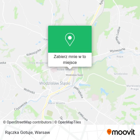 Mapa Rączka Gotuje