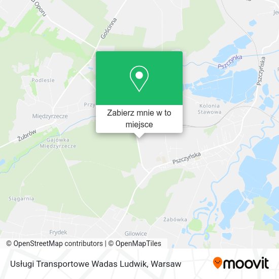 Mapa Usługi Transportowe Wadas Ludwik