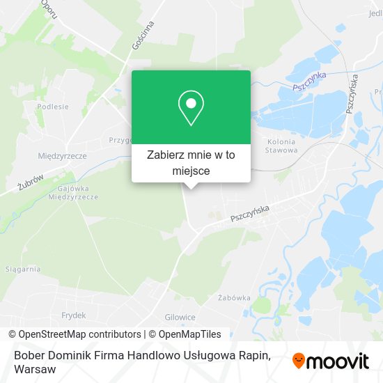 Mapa Bober Dominik Firma Handlowo Usługowa Rapin