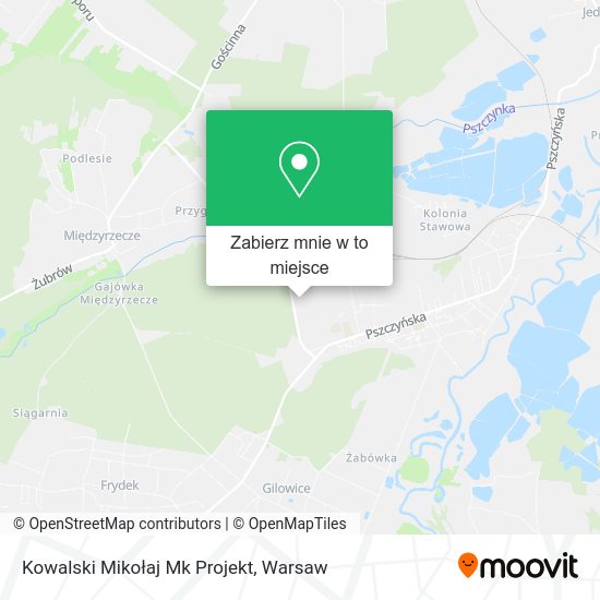 Mapa Kowalski Mikołaj Mk Projekt