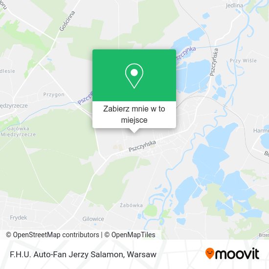 Mapa F.H.U. Auto-Fan Jerzy Salamon