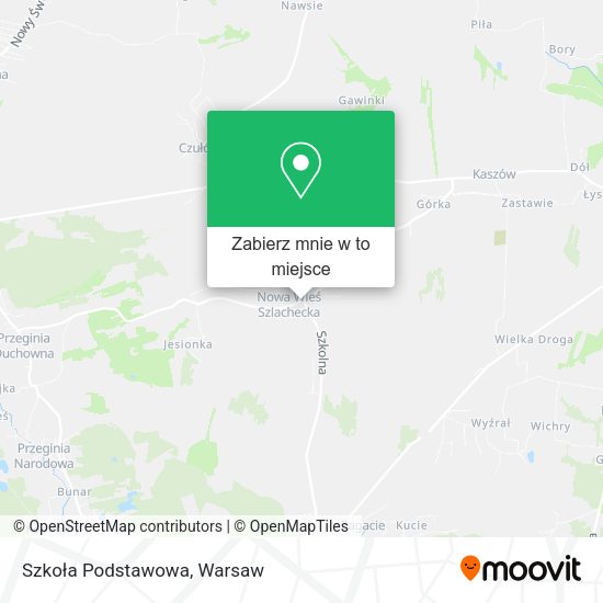 Mapa Szkoła Podstawowa