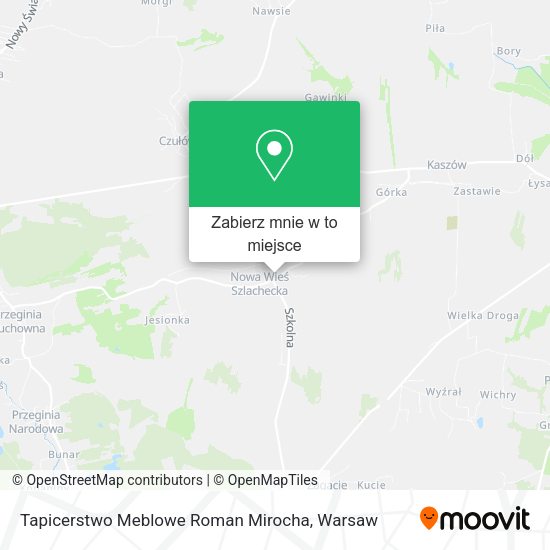 Mapa Tapicerstwo Meblowe Roman Mirocha