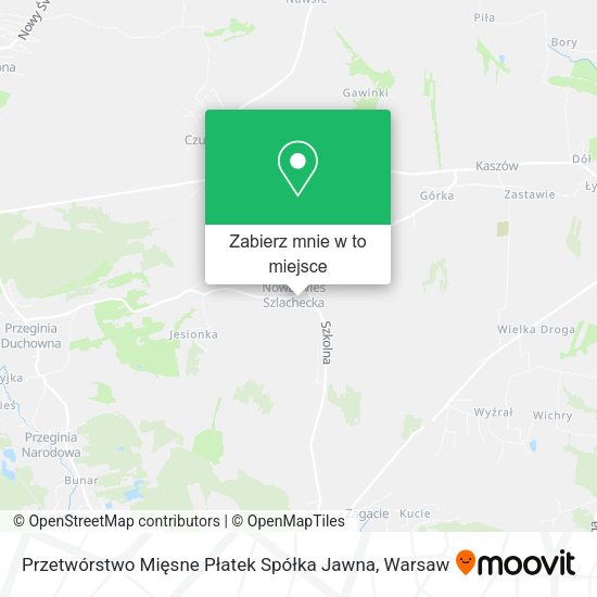 Mapa Przetwórstwo Mięsne Płatek Spółka Jawna