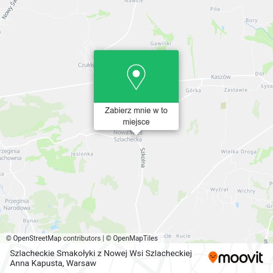 Mapa Szlacheckie Smakołyki z Nowej Wsi Szlacheckiej Anna Kapusta