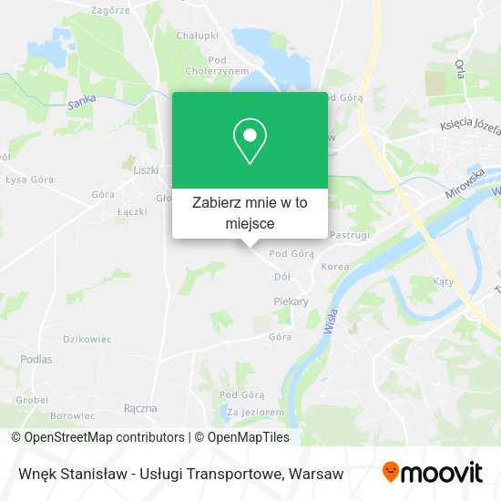 Mapa Wnęk Stanisław - Usługi Transportowe