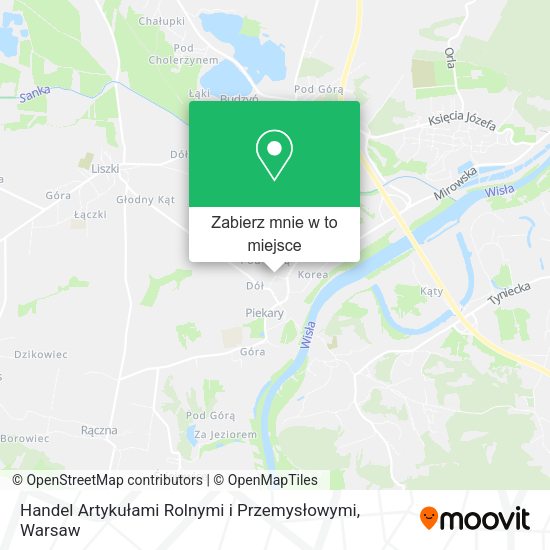 Mapa Handel Artykułami Rolnymi i Przemysłowymi