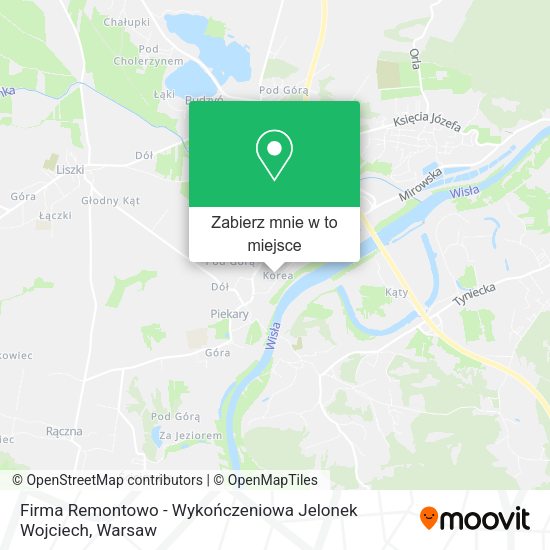 Mapa Firma Remontowo - Wykończeniowa Jelonek Wojciech