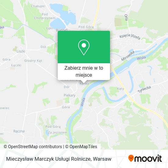 Mapa Mieczysław Marczyk Usługi Rolnicze