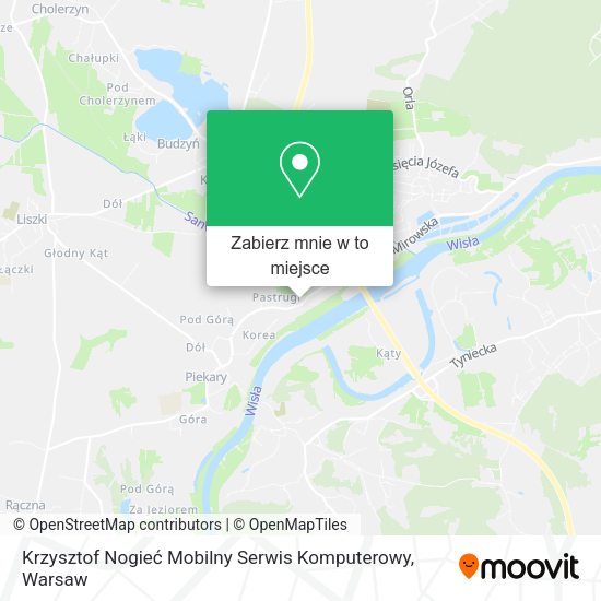 Mapa Krzysztof Nogieć Mobilny Serwis Komputerowy