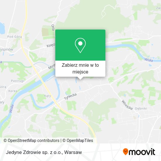 Mapa Jedyne Zdrowie sp. z o.o.