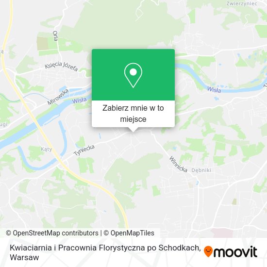 Mapa Kwiaciarnia i Pracownia Florystyczna po Schodkach