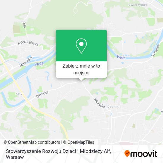 Mapa Stowarzyszenie Rozwoju Dzieci i Młodzieży Alf