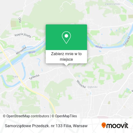 Mapa Samorządowe Przedszk. nr 133 Filia