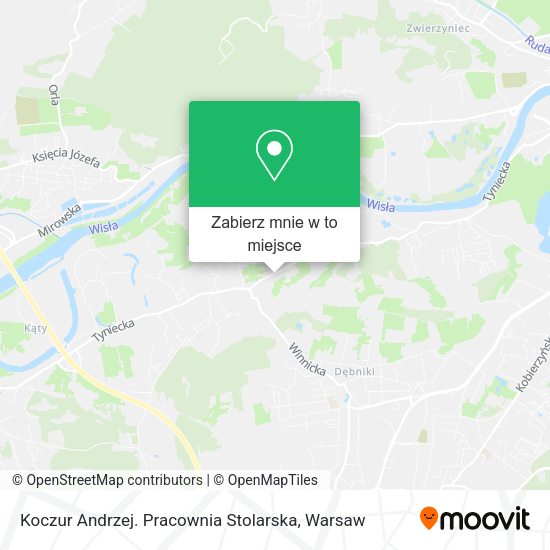 Mapa Koczur Andrzej. Pracownia Stolarska