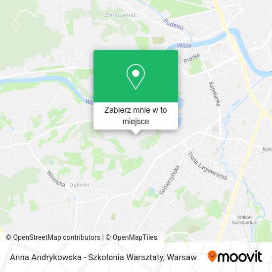 Mapa Anna Andrykowska - Szkolenia Warsztaty