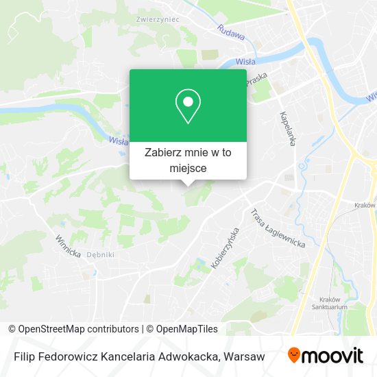 Mapa Filip Fedorowicz Kancelaria Adwokacka