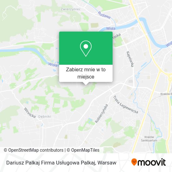 Mapa Dariusz Palkaj Firma Usługowa Palkaj