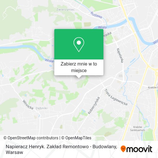 Mapa Napieracz Henryk. Zakład Remontowo - Budowlany