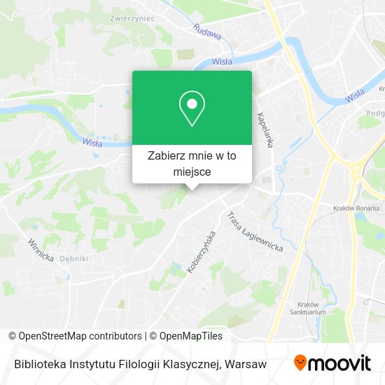 Mapa Biblioteka Instytutu Filologii Klasycznej