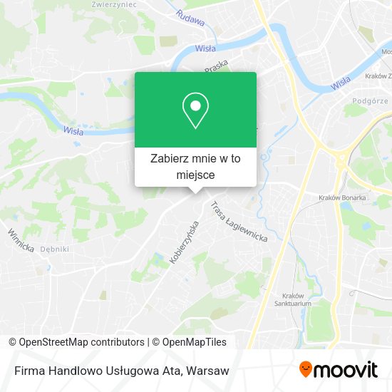 Mapa Firma Handlowo Usługowa Ata