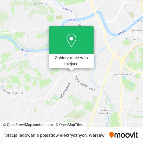 Mapa Stacja ładowania pojazdów elektrycznych