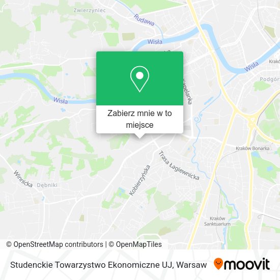 Mapa Studenckie Towarzystwo Ekonomiczne UJ