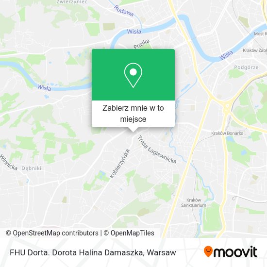 Mapa FHU Dorta. Dorota Halina Damaszka