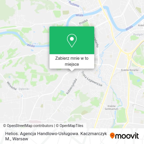 Mapa Helios. Agencja Handlowo-Usługowa. Kaczmarczyk M.