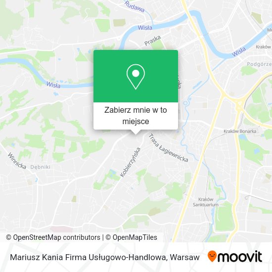 Mapa Mariusz Kania Firma Usługowo-Handlowa