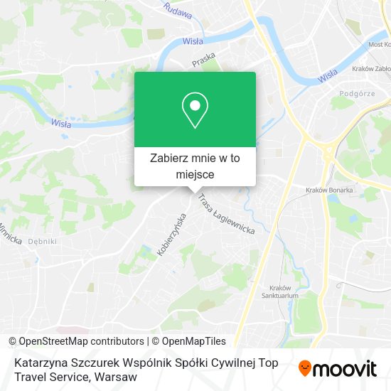 Mapa Katarzyna Szczurek Wspólnik Spółki Cywilnej Top Travel Service