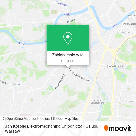 Mapa Jan Korbiel Elektromechanika Chłodnicza - Usługi