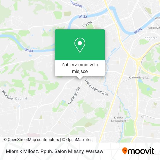 Mapa Miernik Miłosz. Ppuh. Salon Mięsny