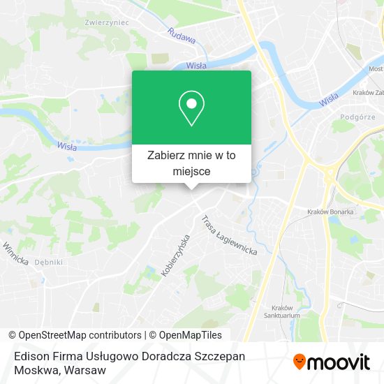 Mapa Edison Firma Usługowo Doradcza Szczepan Moskwa