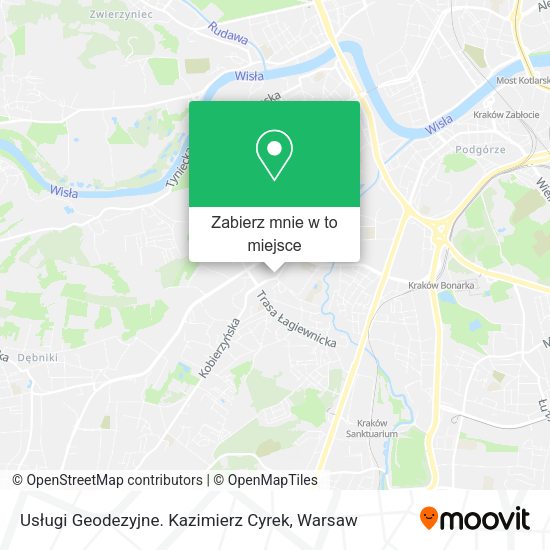 Mapa Usługi Geodezyjne. Kazimierz Cyrek