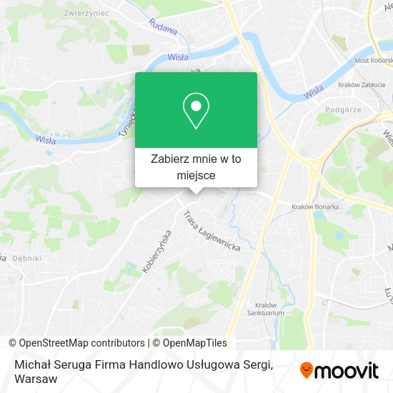 Mapa Michał Seruga Firma Handlowo Usługowa Sergi