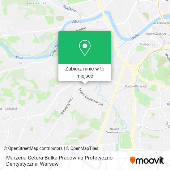 Mapa Marzena Cetera-Bulka Pracownia Protetyczno - Dentystyczna