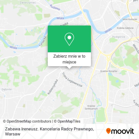 Mapa Zabawa Ireneusz. Kancelaria Radcy Prawnego